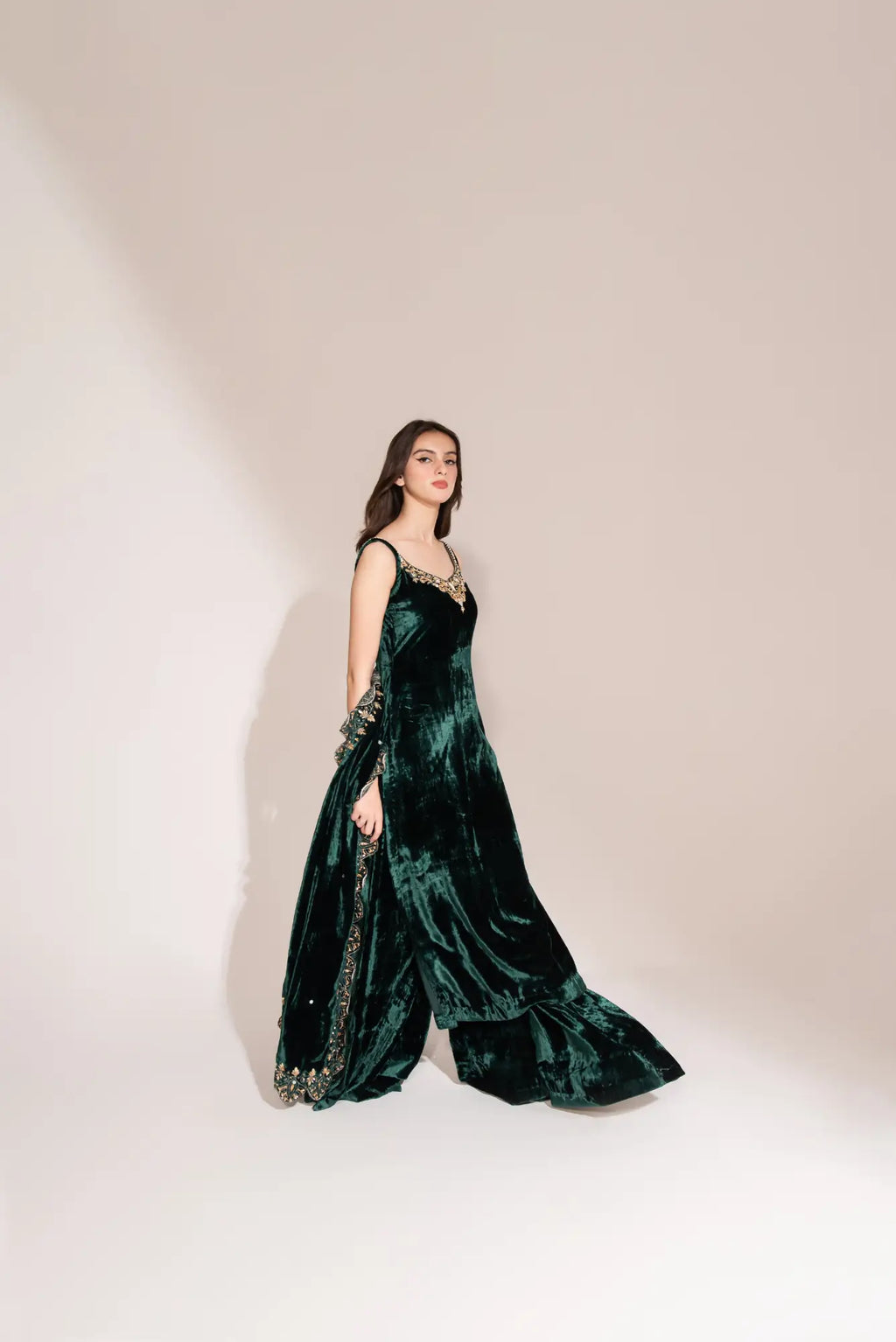 Emerald green Velvet