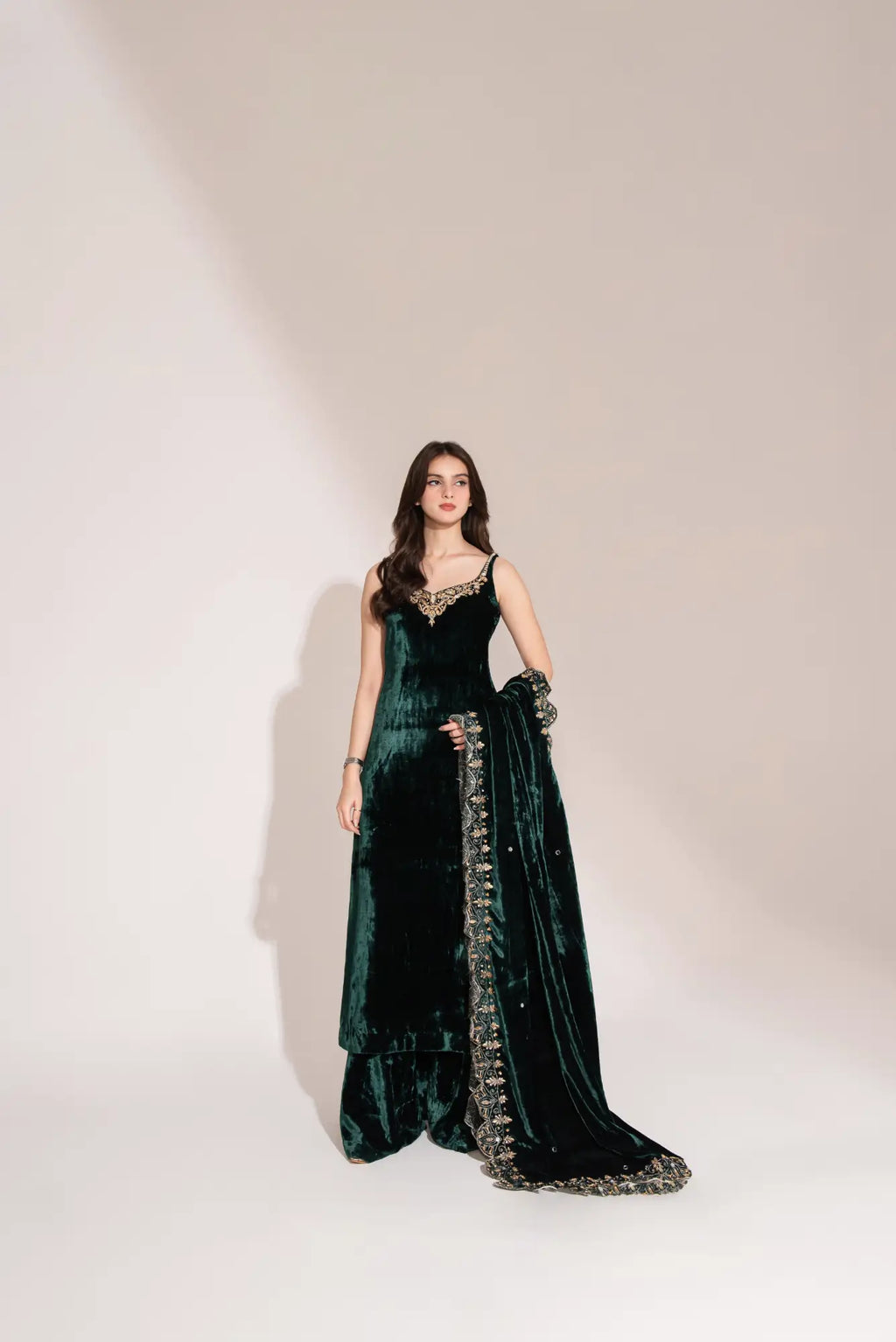 Emerald green Velvet